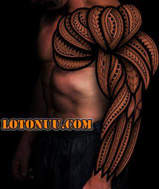 Samoan Style Chest Tattoo